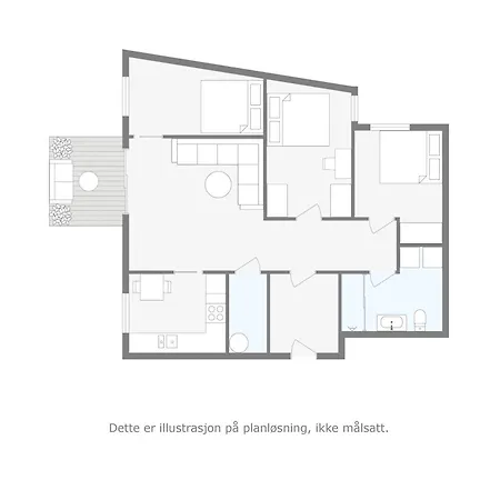 公寓 Tg15 - 3br